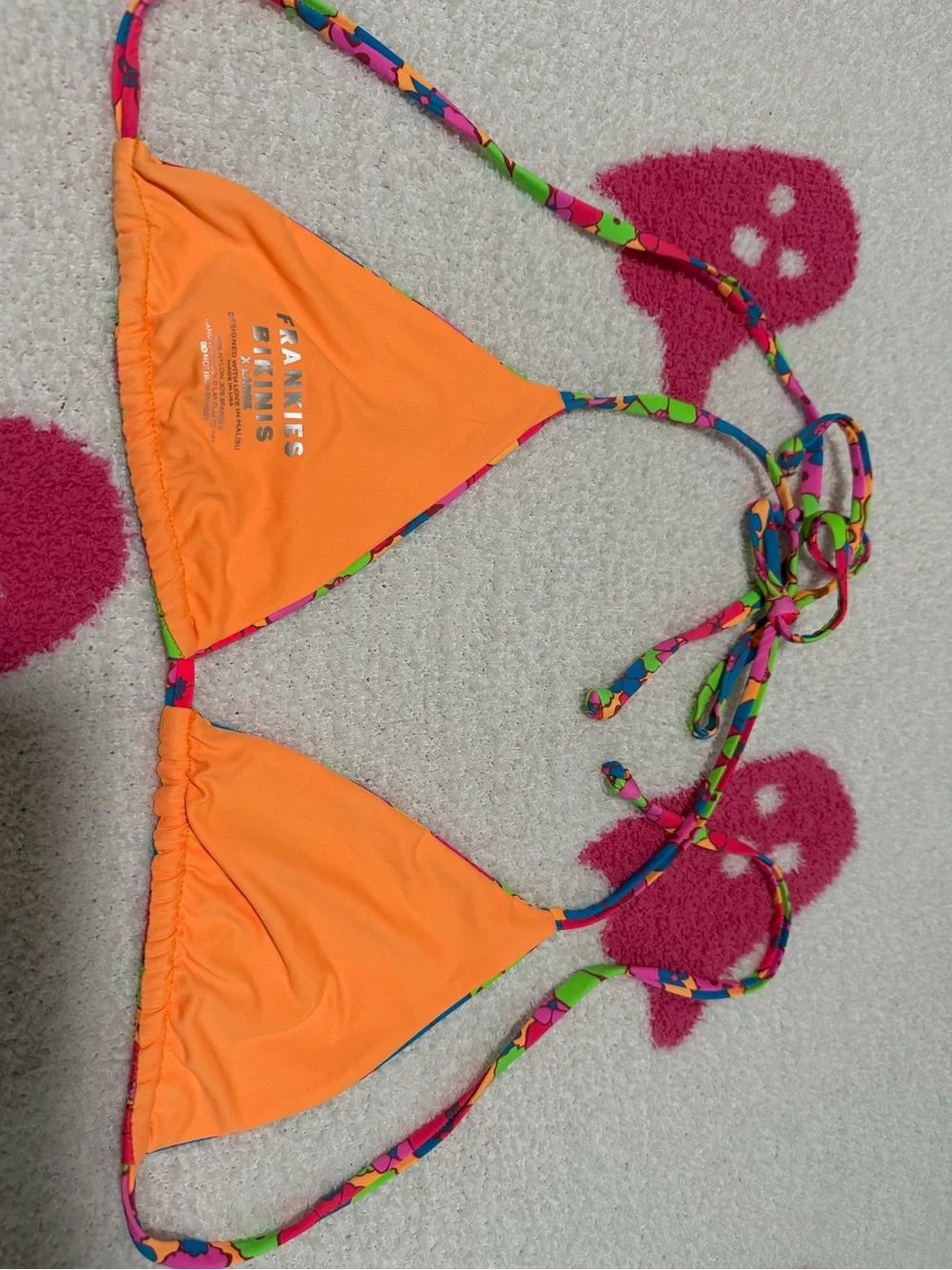 New Frankie’s Floral Tie-String Bikini Set
